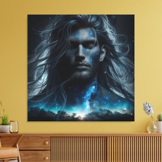 Hemelse Adonis Canvas Afdruk (Insitu (Woonkamer))