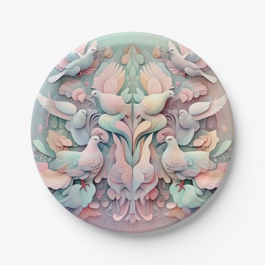 HEMELSE AFDALING" PAPIEREN BORDJE (Voorkant)