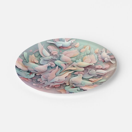 HEMELSE AFDALING" PAPIEREN BORDJE (Gekanteld)