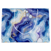 Hemelse Agaat | Abstracte Galaxy Steenpatroon Groot Cadeauzakje (Voorkant)