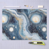Hemelse Agaat | Abstracte Planeet Steen Tissuepapier (Craft)