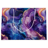 Hemelse Agaat | Kosmisch Abstract Steenpatroon Groot Cadeauzakje (Voorkant)