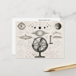 Hemelse Alchemist Maan Briefkaart