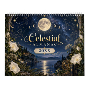 Hemelse Almanak Maan & Zodiac Botanisch Kalender