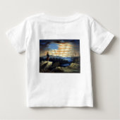 Hemelse Amerikaanse vlag in de lucht, Zouave Burge (Achterkant)