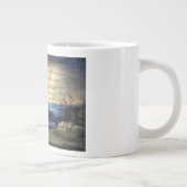 Hemelse Amerikaanse vlag in de lucht, Zouave Burge Grote Koffiekop (Rechts)