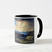 Hemelse Amerikaanse vlag in de lucht, Zouave Burge Mok (Voorkant rechts)