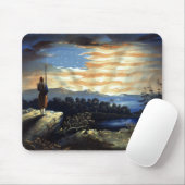 Hemelse Amerikaanse vlag in de lucht, Zouave Burge Muismat (Met muis)