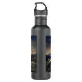 Hemelse Amerikaanse vlag in de lucht, Zouave Burge Waterfles (Achterkant)