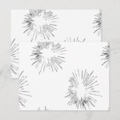 Hemelse Ansichtkaarten | Chic Moderne Steruitbarst Briefkaart (Voorkant / Achterkant)