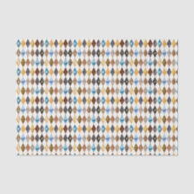 Hemelse Aquarel Harlekijn Diamant Patroon