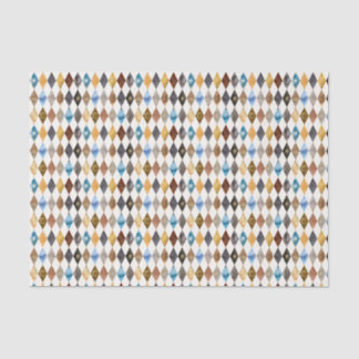 Hemelse Aquarel Harlekijn Diamant Patroon Tissuepapier