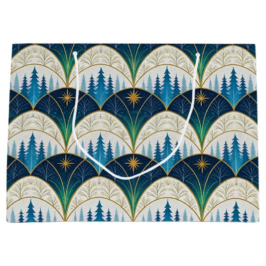 Hemelse Art Deco Bos Vakantie  Groot Cadeauzakje (Voorkant)