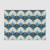Hemelse Art Deco Bosvakantie Tissuepapier (Voorkant)