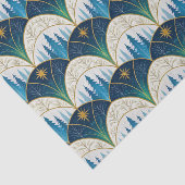 Hemelse Art Deco Bosvakantie Tissuepapier (Detail)