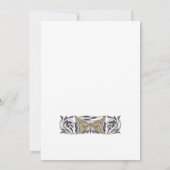 Hemelse Art Nouveau Mystieke Bruiloft Save The Date (Achterkant)