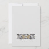 Hemelse Art Nouveau Mystieke Bruiloft Save The Date (Achterkant)