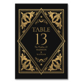 Hemelse Art Nouveau Tarot Gotische bruiloft Kaart (Voorkant)