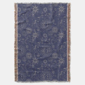 Hemelse Astronomie Marinepatroon Deken (Voorkant Verticaal)