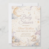 Hemelse Baby Shower Kaart (Voorkant)