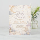 Hemelse Baby Shower Kaart (Staand voorkant)