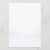 Hemelse Baby Shower Kaart (Achterkant)