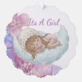 Hemelse baby shower  ornament kaart (Voorkant)