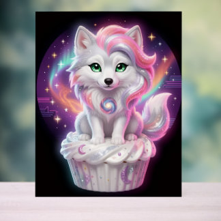Hemelse babysittervosposter | Kosmisch Acryl Bord