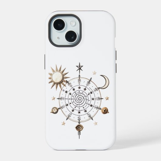Hemelse Balans Phonehoes iPhone 15 Case (Achterkant)