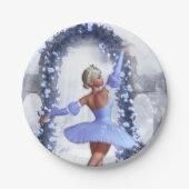 Hemelse Balletdanser Papieren Bordje (Voorkant)