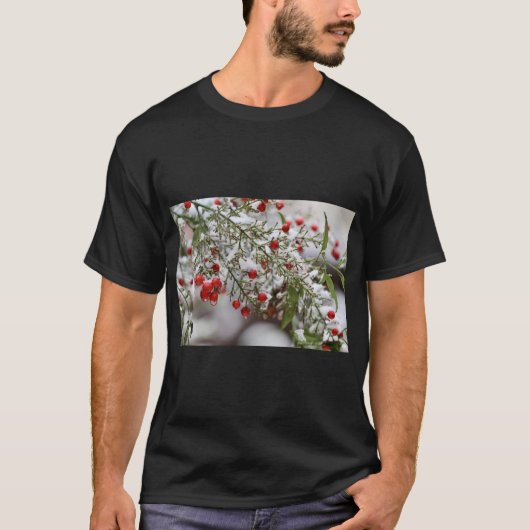 Hemelse Bamboe Natuur Kunst T-shirt (Voorkant)