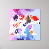 Hemelse Beer met een Glimlach Canvas Afdruk (Voorkant)