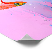 Hemelse Beer met een Glimlach          Poster (Hoek)