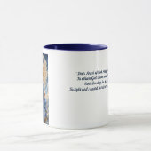 Hemelse beschermengel met blauwe jurk mok (Midden)