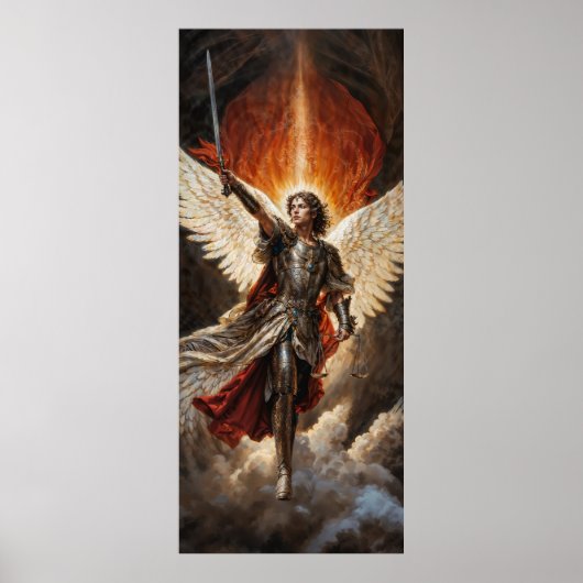 Hemelse Beschermer Aartsengel Michael Poster (Voorkant)