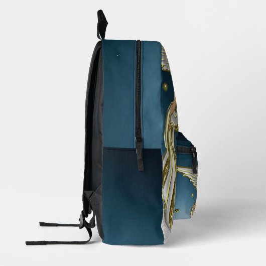 Hemelse bewaker bedrukte rugzak (Links)