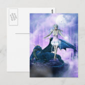 Hemelse bewaker briefkaart (Voorkant / Achterkant)