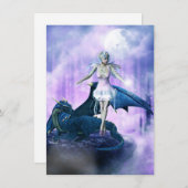 Hemelse bewaker feestdagenkaart (Voorkant / Achterkant)