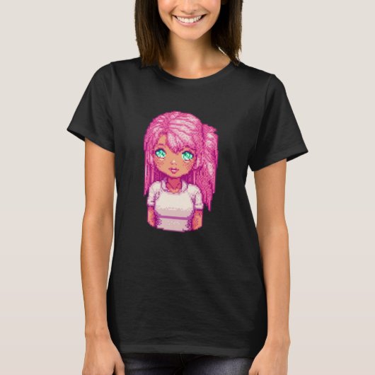 Hemelse Bewaker roze meisje T-shirt (Voorkant)