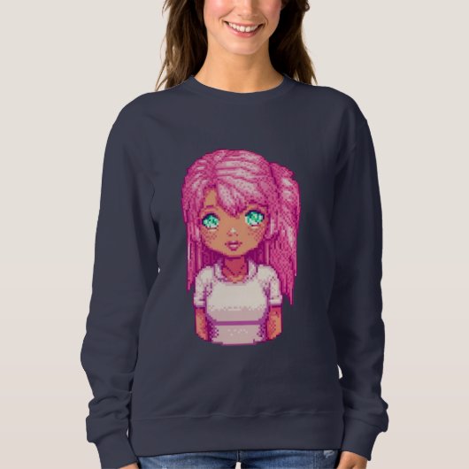 Hemelse Bewaker roze meisje Trui (Voorkant)