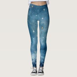 Hemelse blauwe droom leggings