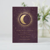 hemelse blauwe sterren Foto Save the Date Kaart (Staand voorkant)