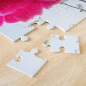 Hemelse Bloei: Een Roos tegen de Hemel Legpuzzel (Zijkant)