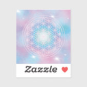 Hemelse Bloei - Heilige Geometrie Sticker (Vel)