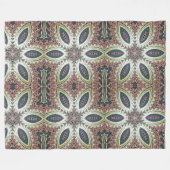 Hemelse Bloemblaadjes van Oneindigheid Fleece Deken (Voorkant (Horizontaal))