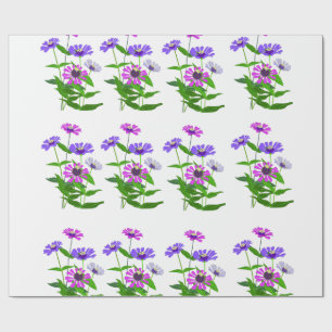 Hemelse Bloemige Spirituele Minimalistische Vormge Cadeaupapier