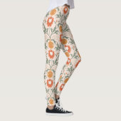 Hemelse bloemige zonnestraal naadloos patroonontwe leggings (Rechts)