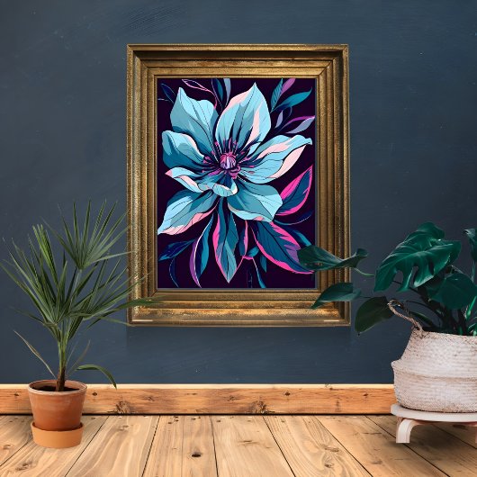 hemelse bloesem foto afdruk