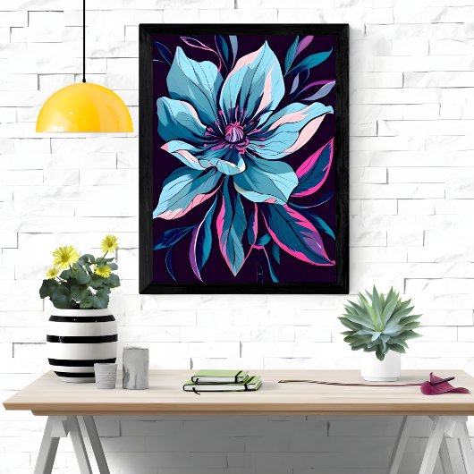 hemelse bloesem foto afdruk