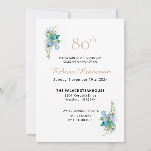 Hemelse Blues Kaart (Voorkant)